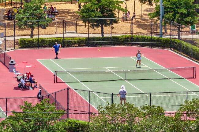 Imperial Courts residents love to come to the Morningside Recreation Complex to play tennis or spend a day on the playground.