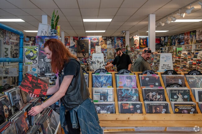 Lincoln Park residents enjoy browsing for their favorite artists at River City Records & Books.