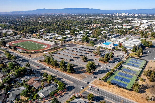 Independence High School is located near Vinci South, offering a large campus and diverse programs.