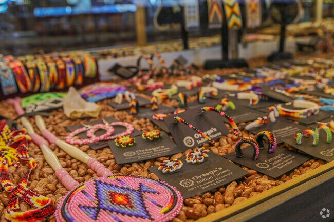 Beautiful hand crafted Native American jewelry can be found all around Gallup.