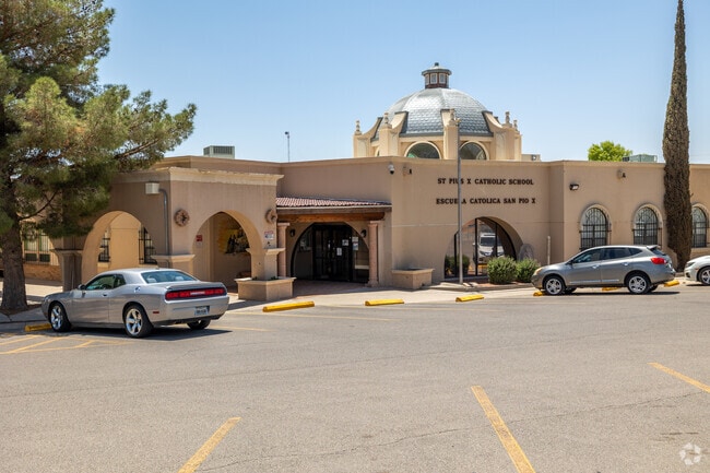 St. Pius X Catholic School offers a private K–8 option in the heart of Tejas.
