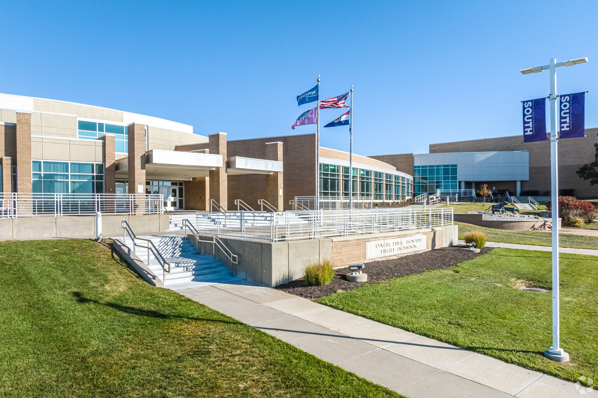 Park Hill South High School is a public high school that serves Parkdale-Walden students.