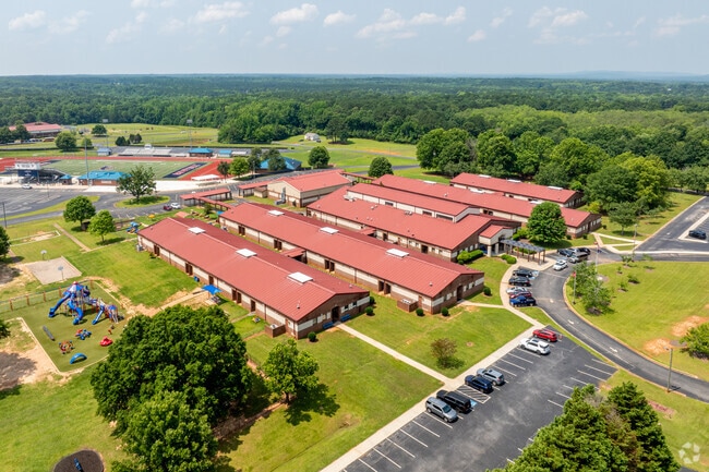 The Lamar County Primary School in Barnesville, GA.