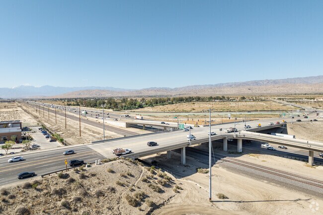 Desert Willow residents can easily access the I-10 freeway toward Los Angeles.