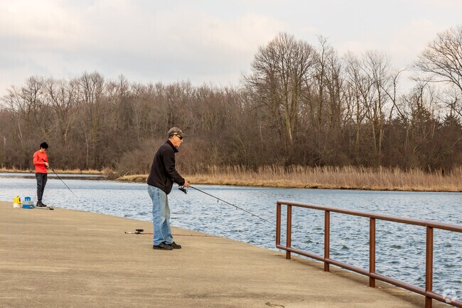 Fishing is just one of the activities, residents of East Schaumburg can enjoy at Busse Woods.