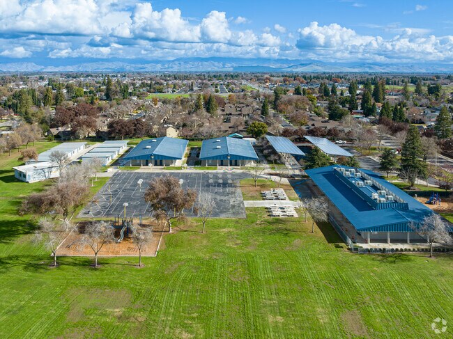 Looking East from Pinkham Elementary School toward the Sierra Nevada foothills.