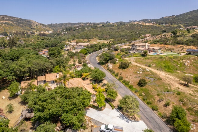 Exquisite Hilltop Estates in Jamul highlight the neighborhood's rural character.