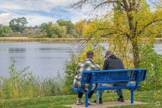 Enjoy the calming views of Mary Park Lake in New Richmond.