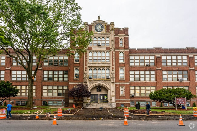 Bayonne High School serves students living in the Constable Hook neighorhood.