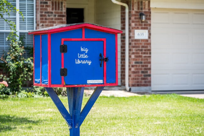 It is fun sharing books with neighbors of Cedar Park Ranchettes with this Little Free Library.