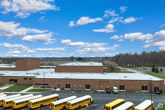 Hallways fill with chatter and laughter at Piqua High School.