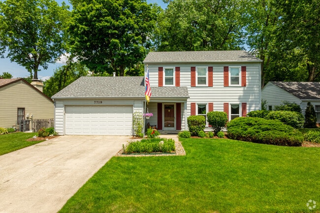 Most of the homes in Countrybrook feature two car garages.