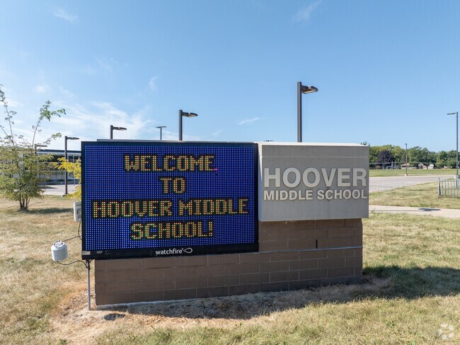 Students at Hoover Middle School in Waterloo thrive in a welcoming community.