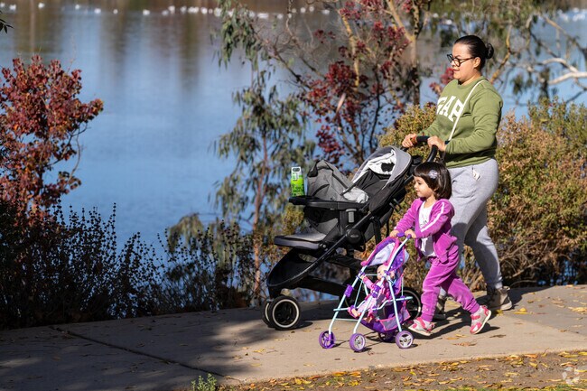 Almaden Lake Park is close by Canoas West and is a top destination for summer afternoons.