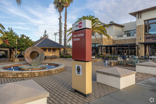 Cal Train's is a major public transportation vein near Beverly Terrace.