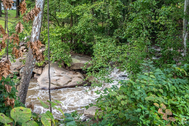 Deckers Creek runs through the neighborhood of Brookhaven.