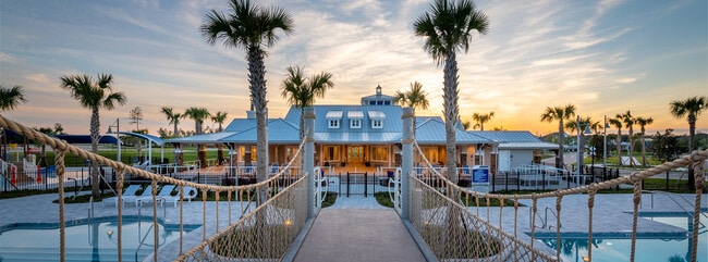 Silver Leaf Amenity Pool Dusk 1of2