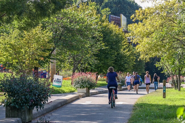 Roanoke has a great trail system allowing people to get outside.