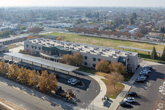 A view of Mario G. Olmos Elementary School in Fresno.