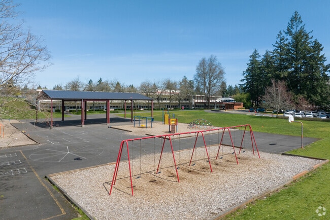 Gilbert Heights Elementary on SE Holgate Boulevard in Powellhurst-Gilbert.