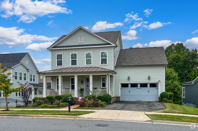 New homes in traditional styles are available in Potomac Shores.