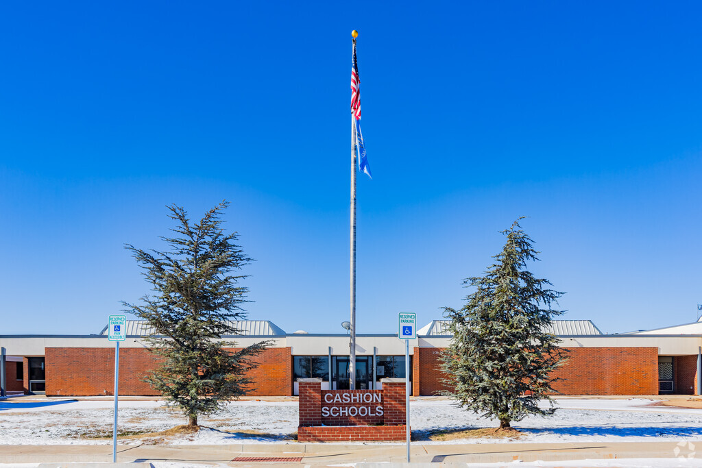 Cashion Elementary School provides education in the neighborhood of Southwest Logan County.