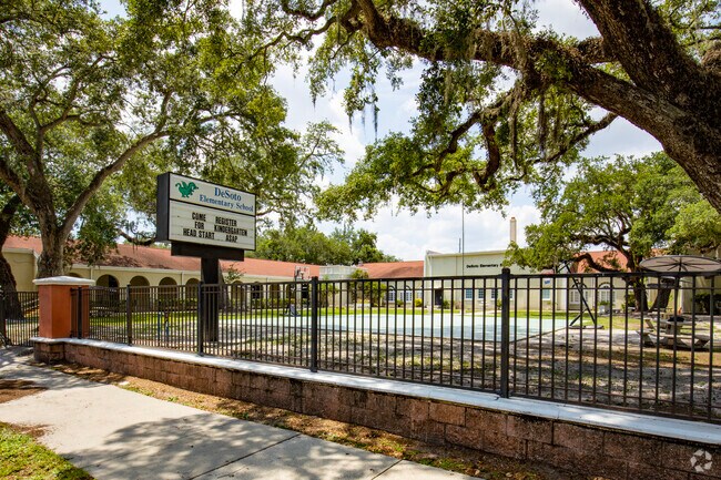 DeSoto Elementary in Palmetto Beach empowers every child, every day, through love, learning, and leadership.