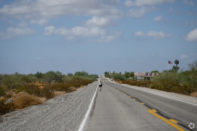 Fortuna Foothills is surrounded by desert landscape.