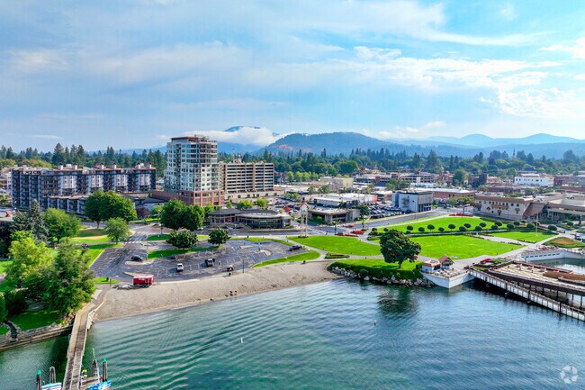 Greenacres residents can visit Downtown Coeur d'Alene for entertainment and shopping.