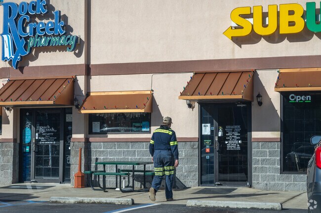 Rock Creek Pharmacy and Subway are located right on the border of Concord.