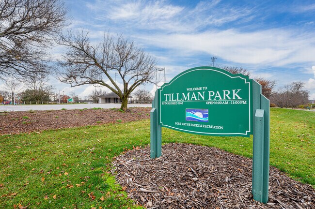 Welcome to Fort Wayne's Tillman Park.