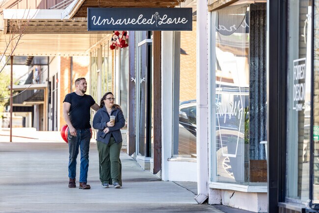 Downtown Jacksonville offers restaurants and shops to explore.