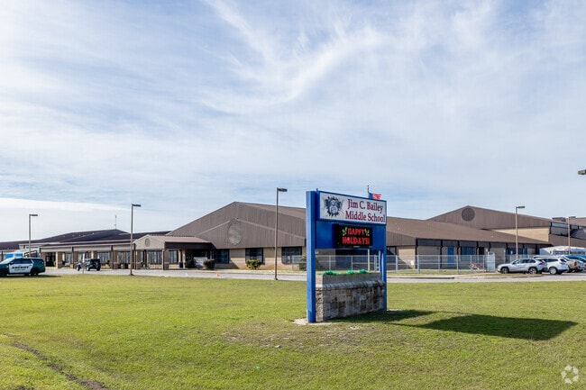 Students excel at Jim Bailey Middle School.