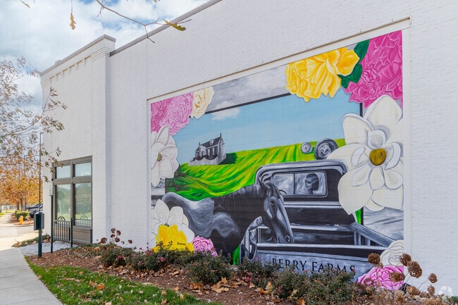 The Berry Farms mural pays tribute to the history in the area of McLemore.