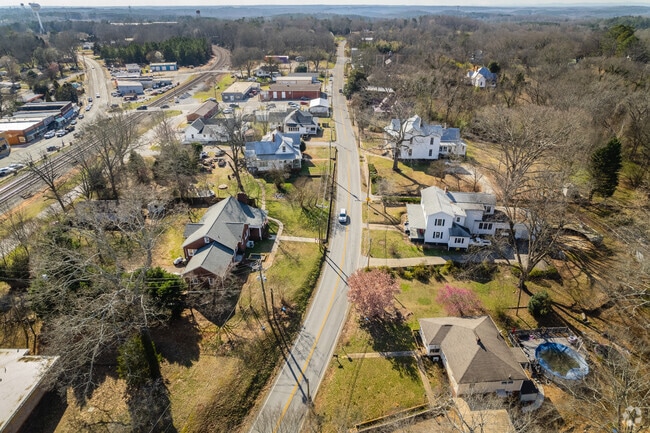 Houses near Main Street in Central.