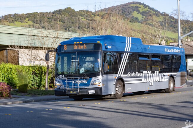 Bennett Valley offers regular public transit around Santa Rosa.