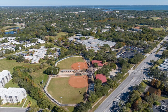 Eisenhower Elementary School has baseball fields next door.