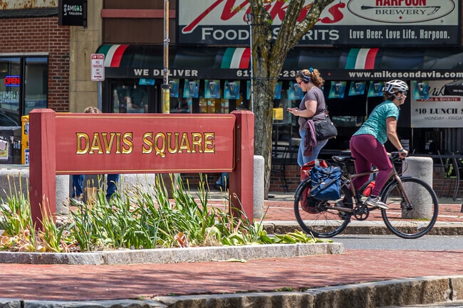 Davis Square makes up Somerville in MA.