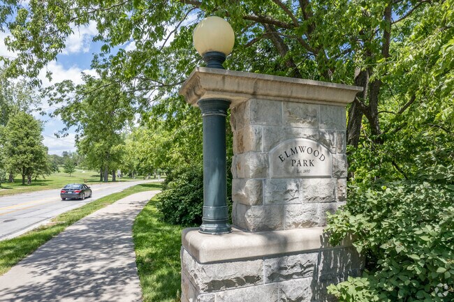 Elmwood park just east of the neighborhood.