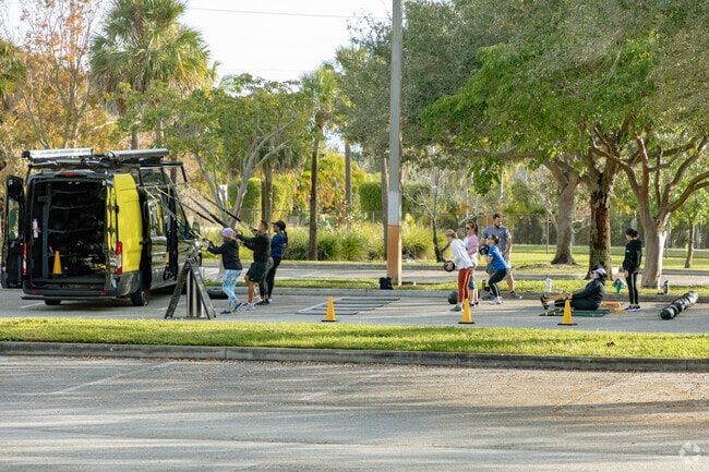 Outdoor exercise options are available in the Plantation Acres neighborhood of Sunrise, FL.