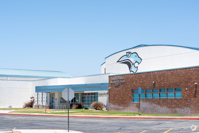 Administration area at South Pointe Middle School in Walnut, Ca.