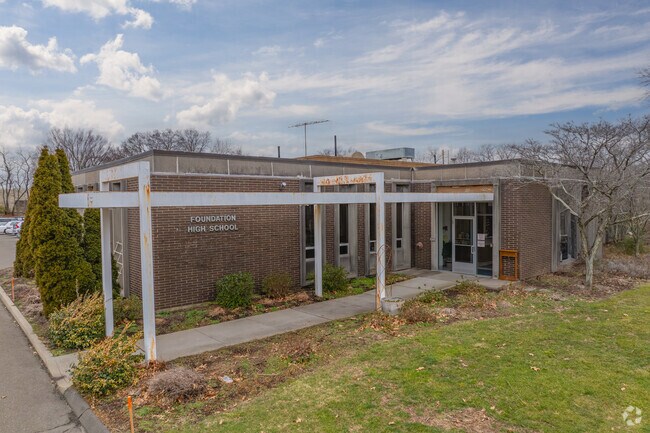 The Foundation High School at 91 Woodmont Rd, Milford, CT 06460.