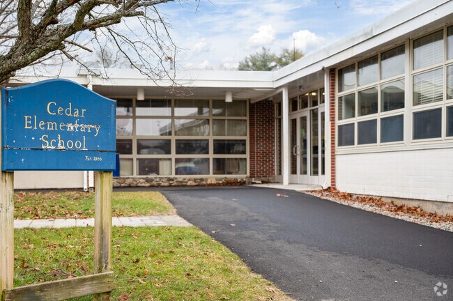 Cedar Elementary School in Hanover got a B in the teacher's category from Niche.