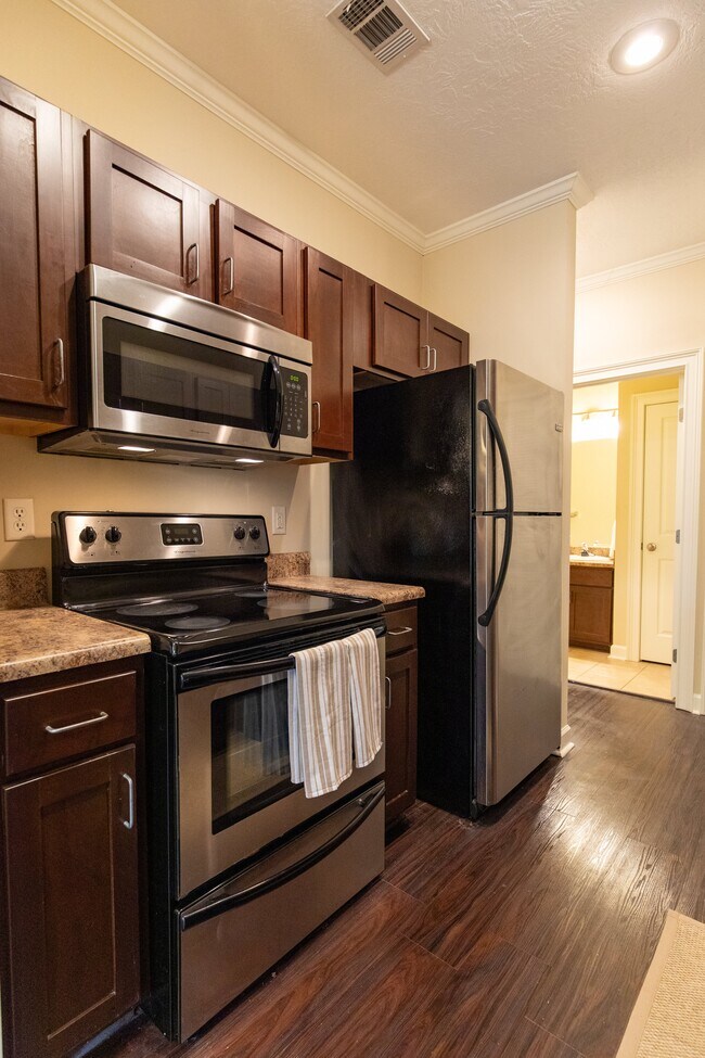 Black and Stainless Appliances