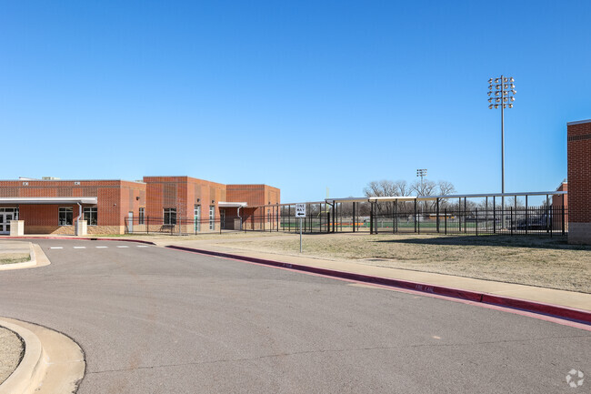 Alex High School has a beautiful football stadium.