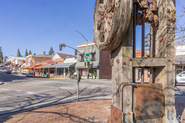 Mining relics stand out as part of Grass Valley's identity.