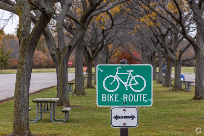 Your only decision is which way to ride at Oakwoods Metropark in Huron Charter.