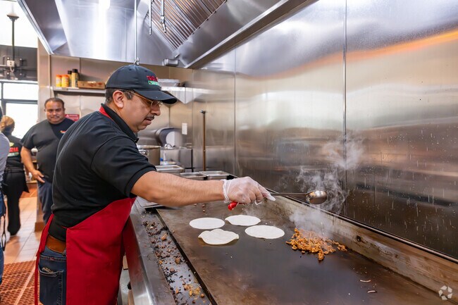The chef prepares your next lunch at La Cocina Taqueria near Gateley.