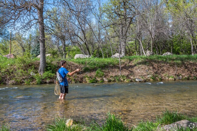 You will find many fly-fishing enthusiasts around Spearfish.