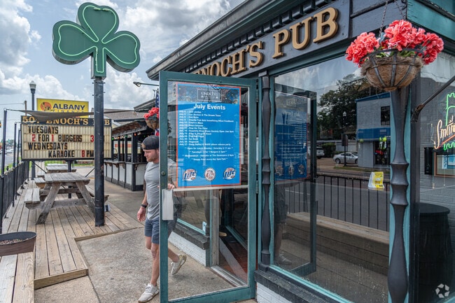 Residents of the Garden District enjoy live music at Enoch's Pub Thursday-Sunday.